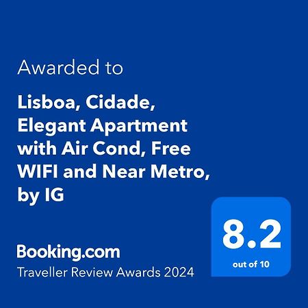 Lisboa, Cidade, Elegant Apartment With Air Cond, Free Wifi And Near Metro, By Ig Luaran gambar